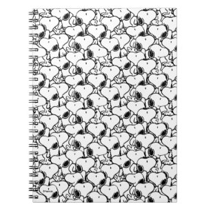 Snoopy Classic Tecknader Mönster Anteckningsbok