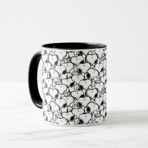 Snoopy Classic Tecknader Mönster Mugg