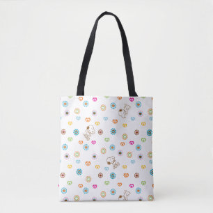 Snoopy Colorful Hearts Mönster Tygkasse