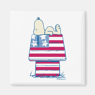 Snoopy den 4 juli Hund House Magnet