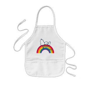 Snoopy Dream i Färg Rainbow Barnförkläde