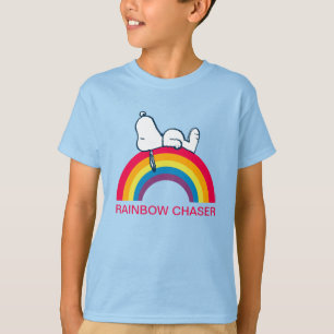 Snoopy   Dream i Färg Rainbow T Shirt