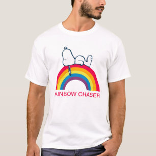 Snoopy   Dream i Färg Rainbow T Shirt