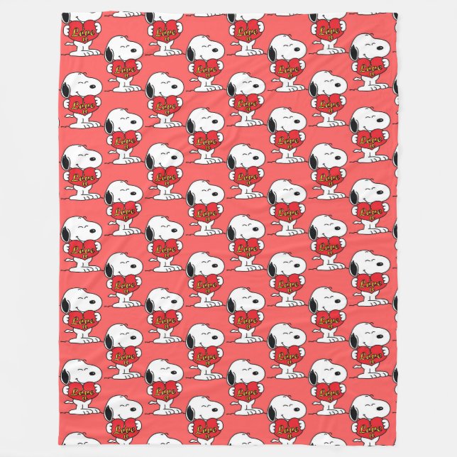Snoopy Fleece Blanket (Framsidan)