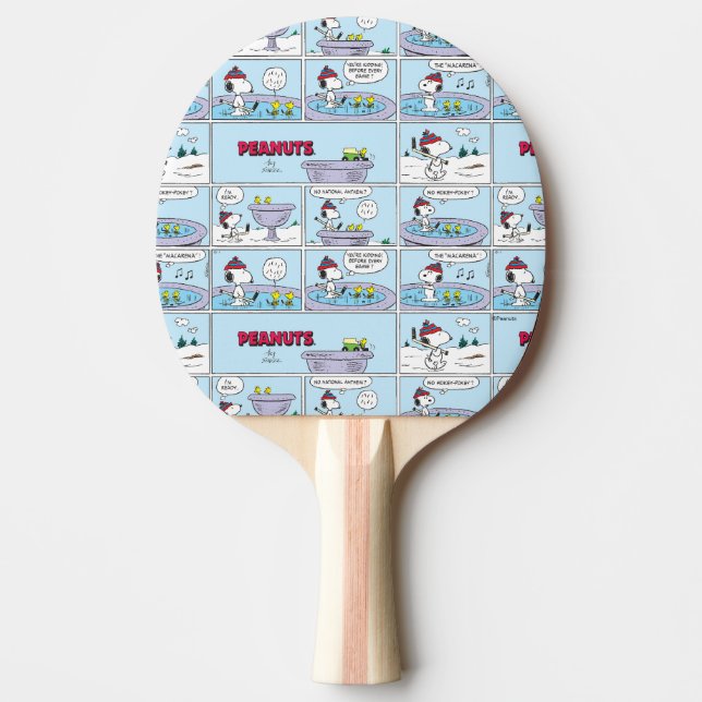 Snoopy & Friends Hockey Game Pingisracket (Framsidan)