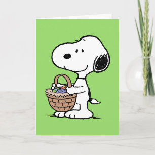 Snoopy Glad Påsk Helgkort
