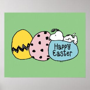 Snoopy - Glad påsk Poster