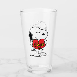 Snoopy Glass Glaskopp