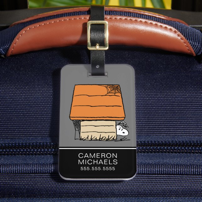 Snoopy Halloween-Spindelnätet Doghouse Bagagebricka (Framsida Insitu 2)