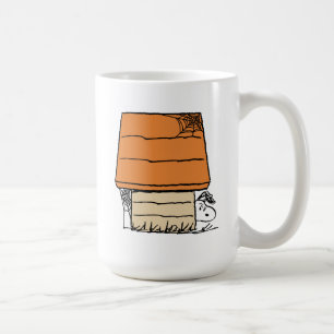 Snoopy Halloween-Spindelnätet Doghouse Kaffemugg