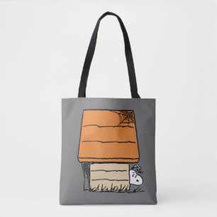 Snoopy Halloween-Spindelnätet Doghouse Tygkasse