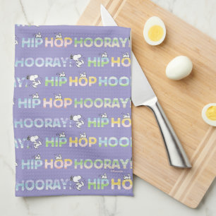 Snoopy Hip hop Hooray Påsk Kökshandduk
