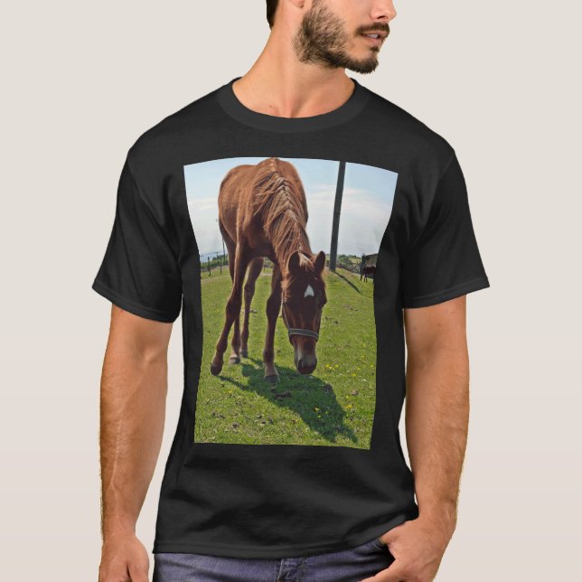 Snoopy Horse T Shirt (Framsida)