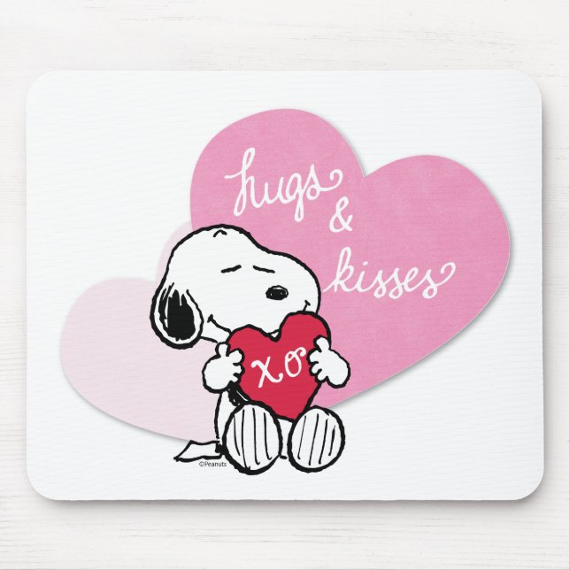 Snoopy Hugs & Kisses Musmatta (Framsidan)