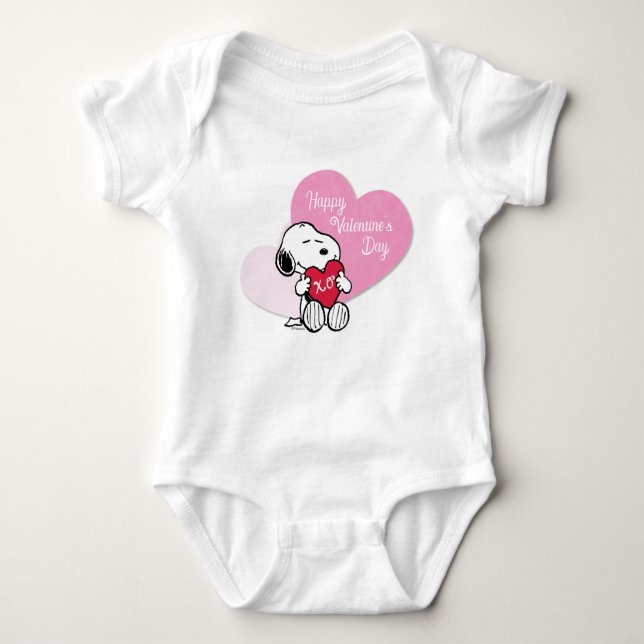 Snoopy Hugs & Kisses T Shirt (Framsida)
