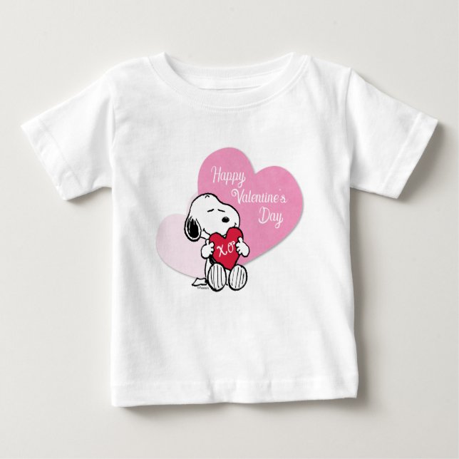 Snoopy Hugs & Kisses T Shirt (Framsida)