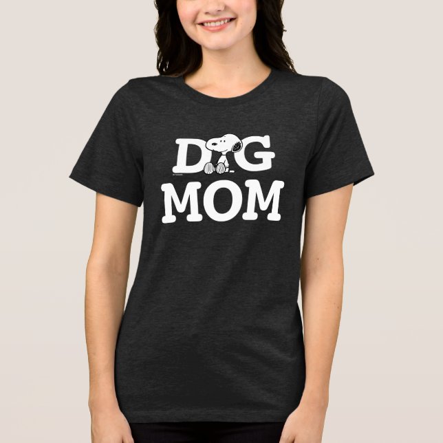 Snoopy | Hund Mamma T-Shirt (Framsida)