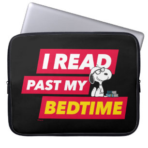 Snoopy "Jag har läst min bedutid" Laptop Fodral