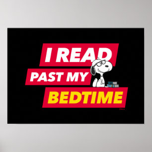 Snoopy "Jag har läst min bedutid" Poster