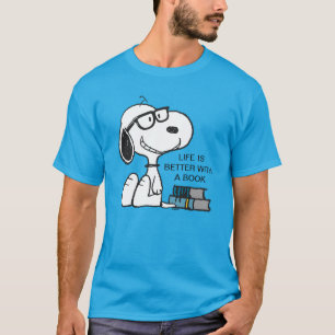 Snoopy "Jag har läst min bedutid" T Shirt