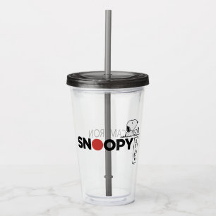 Snoopy Japansk typografi - grafik Take Away Mugg