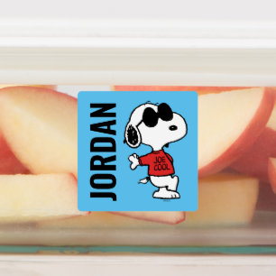Snoopy "Joe Cool" stående Klistermärke