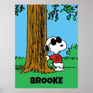 Snoopy "Joe Cool" stående Poster