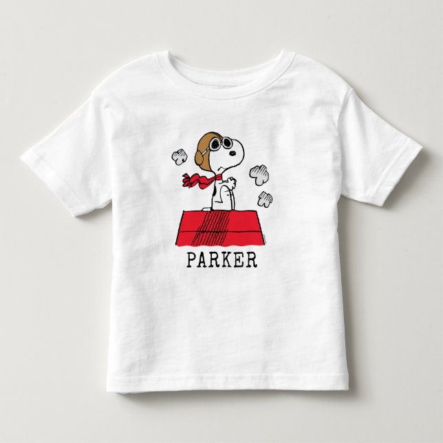 Snoopy "Joe Cool" stående T Shirt (Framsida)