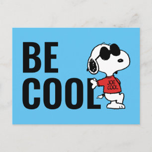 Snoopy "Joe Cool" stående Vykort