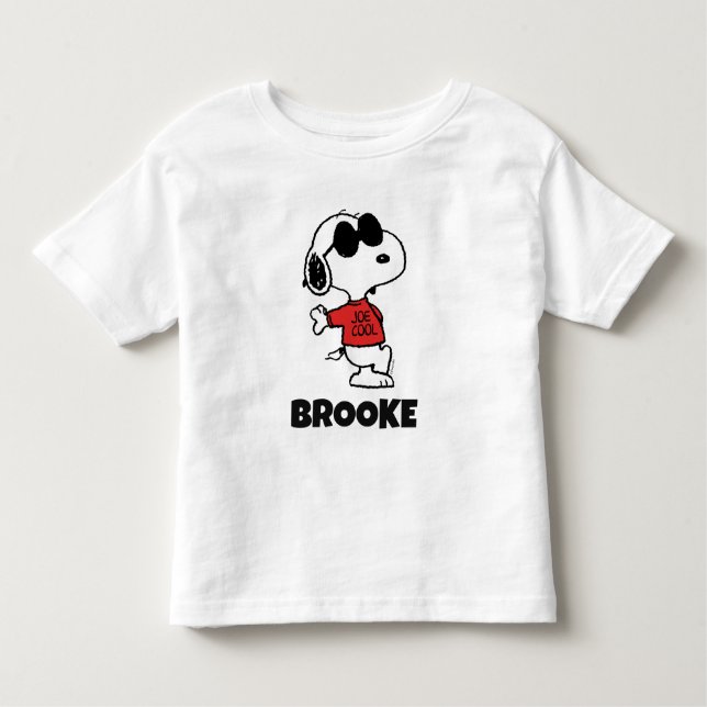 Snoopy "Joe Cool" Standing T Shirt (Framsida)