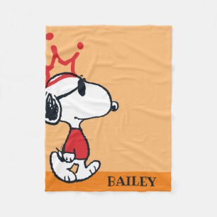 Snoopy - Joe Coola Krona Fleecefilt