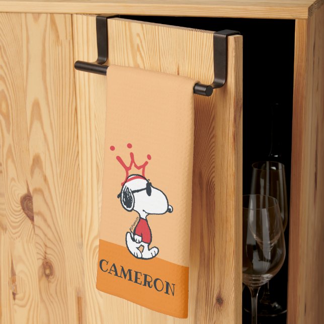 Snoopy - Joe Coola Krona Kökshandduk (Thirds Fold)