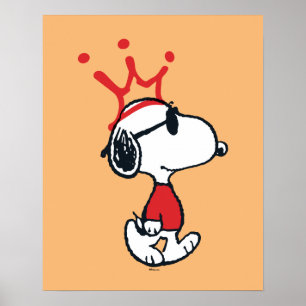 Snoopy - Joe Coola Krona Poster