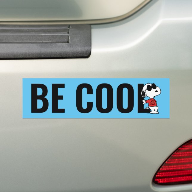 Snoopy "Joe Coola" Ständiga Bildekal (På Bil)