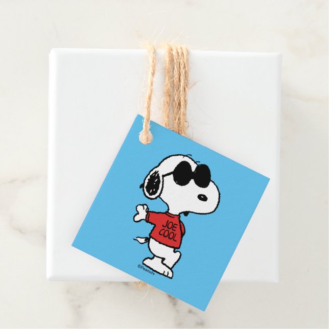 Snoopy "Joe Coola" Ständiga Gåvor Etiketter (På plats)