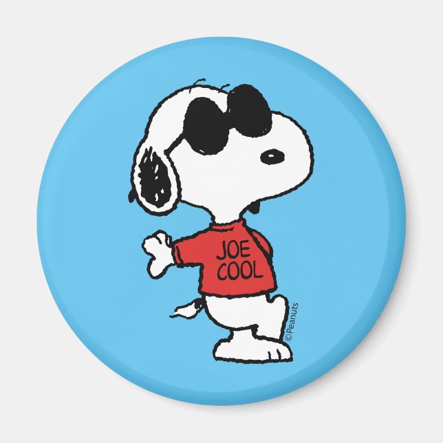 Snoopy "Joe Coola" Ständiga Magnet (Framsidan)