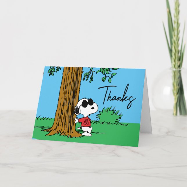 Snoopy "Joe Coola" Ständiga | TACK Kort (Framsida)