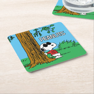 Snoopy "Joe Coola" Ständiga Underlägg Papper Kvadrat