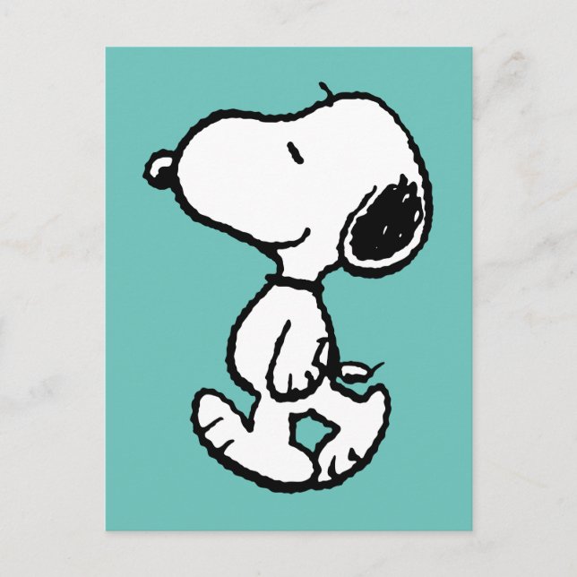 Snoopy Klassiska Serier Vykort (Framsida)