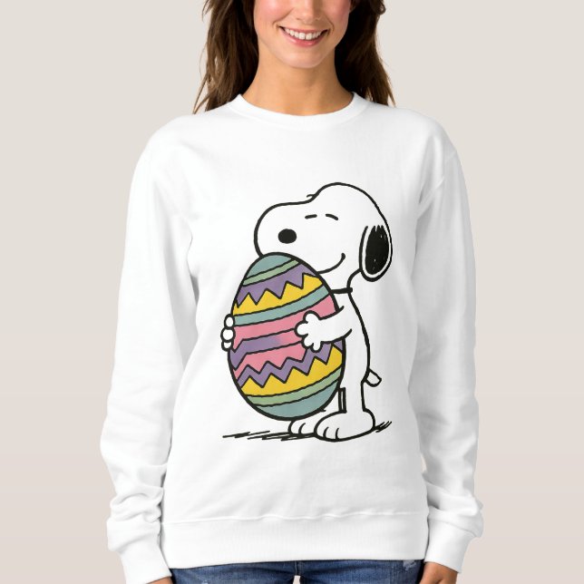 Snoopy Lapping On Påskägg T Shirt (Framsida)