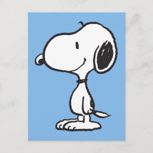 Snoopy Leende Gissa Latter Mönster Vykort