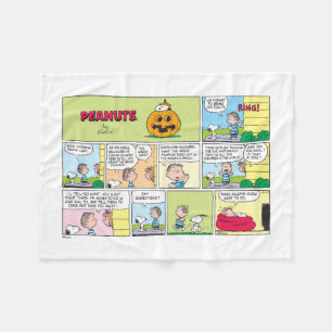 Snoopy & Linus Underbar Pumpkin News Fleecefilt