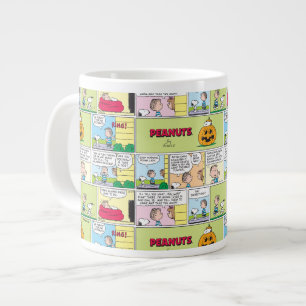 Snoopy & Linus Underbar Pumpkin News Jumbo Mugg