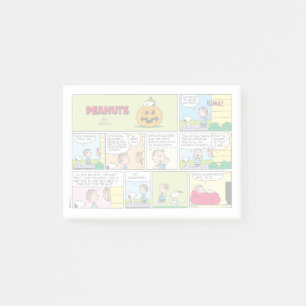 Snoopy & Linus Underbar Pumpkin News Post-it Block