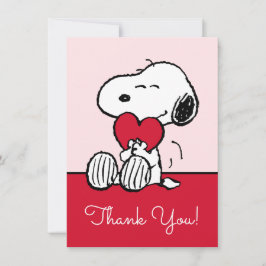 Snoopy | Little Sweetheart Baby Shower Thank You C Tack Kort