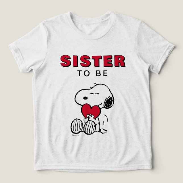 Snoopy | Little Sweetheart Tri-Blend Tröja (Design Framsida)