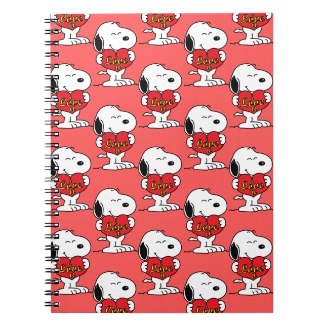 Snoopy Notebook Anteckningsbok (Framsidan)