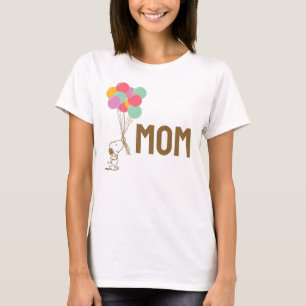 Snoopy och ballonger   Jag är Mamma T Shirt