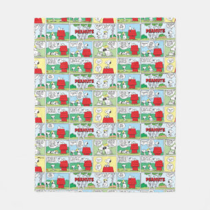 Snoopy och hans bröder Andy & Olaf Fleecefilt