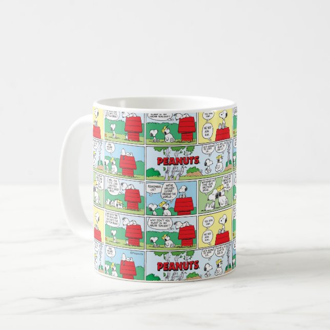 Snoopy och hans bröder Andy & Olaf Kaffemugg (Framsida vänster)